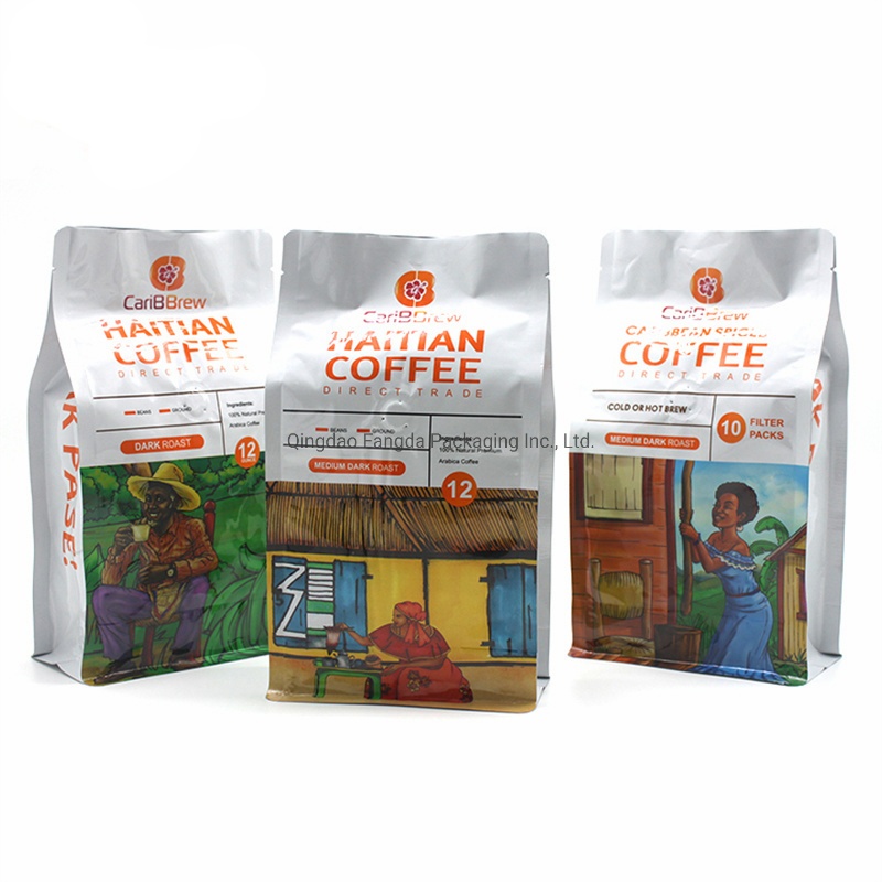 Borsa di fondo piatto di caff&egrave;