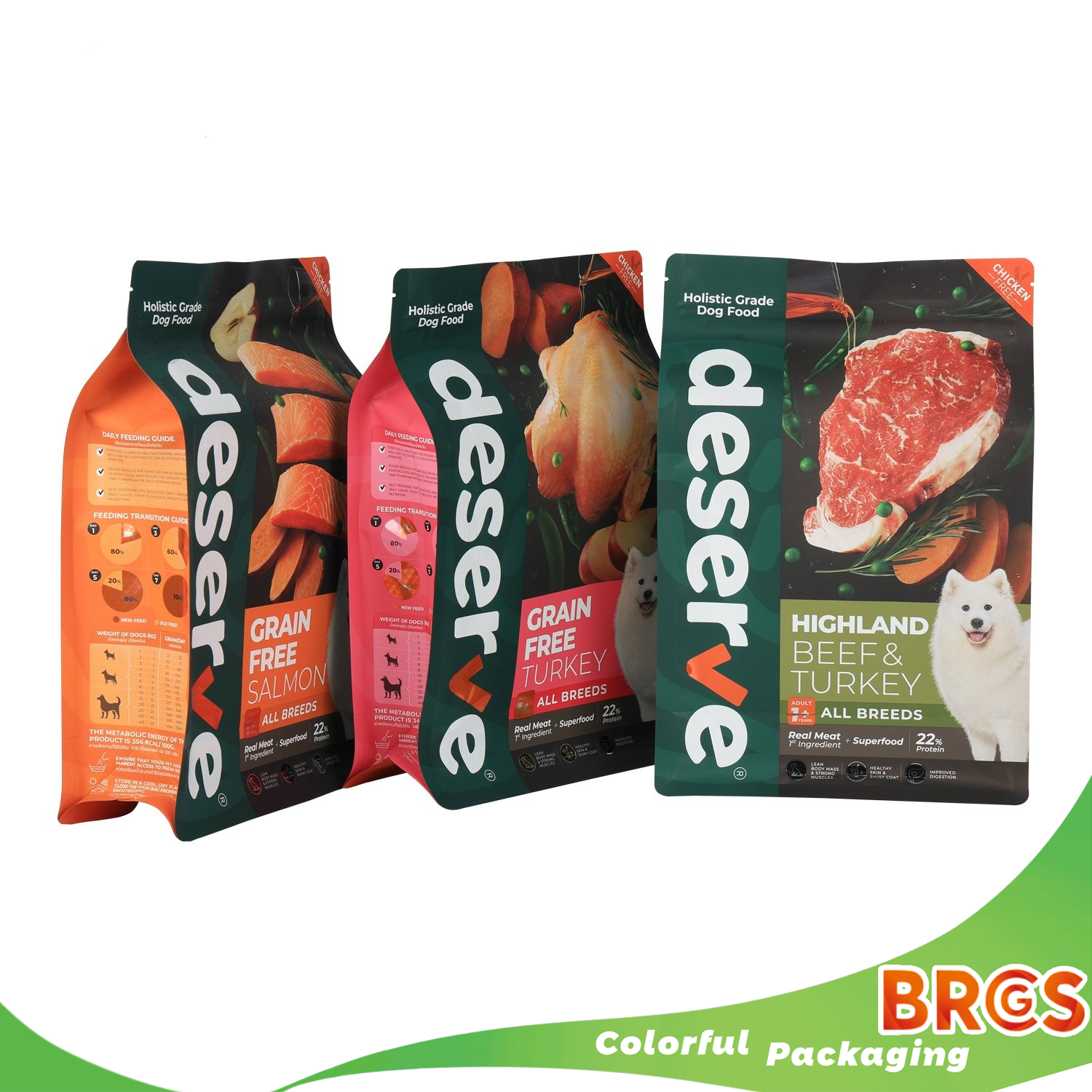 Borsa inferiore piatta da 1-5 kg